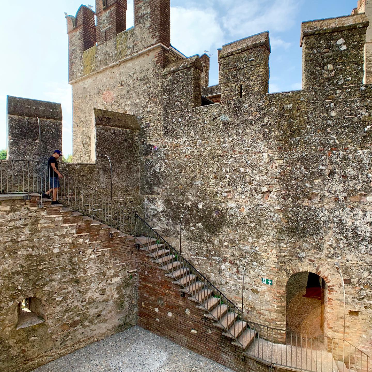 Inside the Castello Scaligero, Sirmione, Lake Garda, Italy