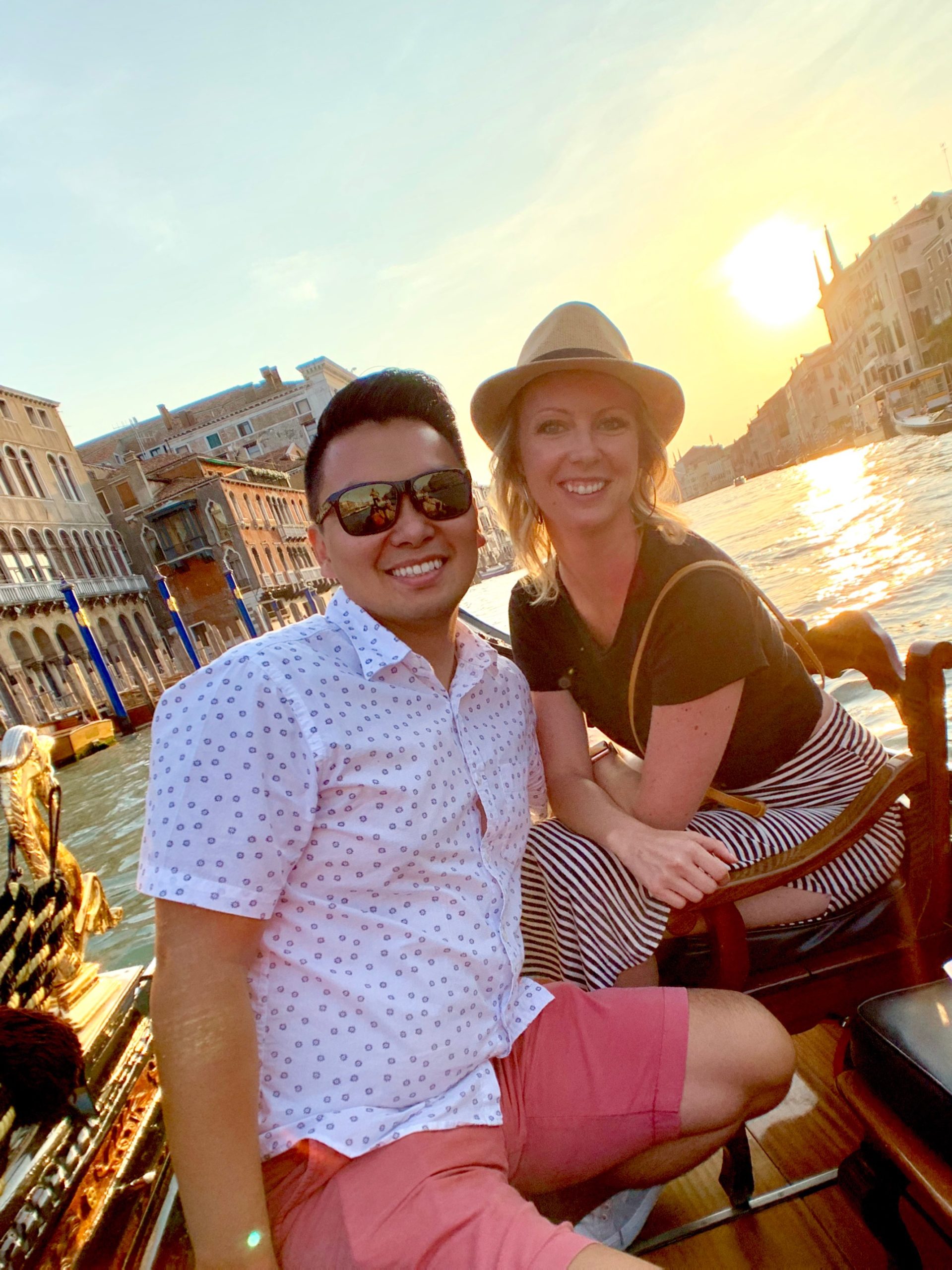 Gondola Ride not he Grand Canal, Venice, Italy