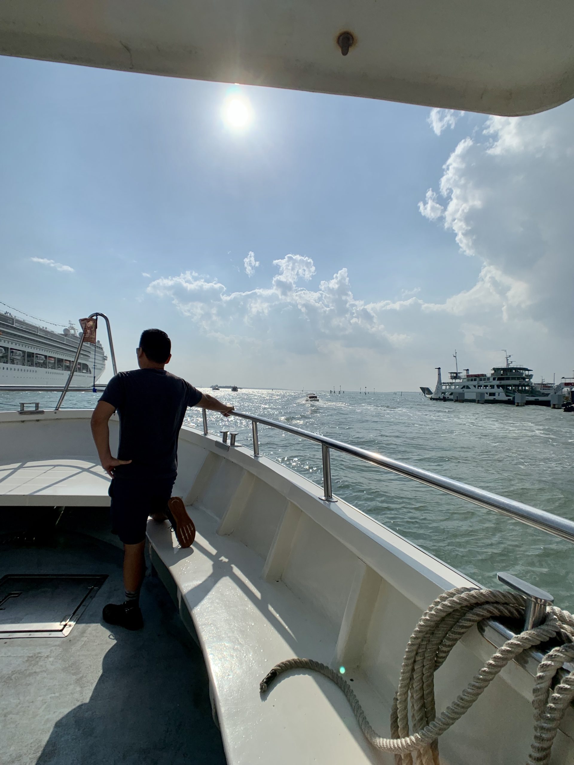 View from the Water in Venice, Italy