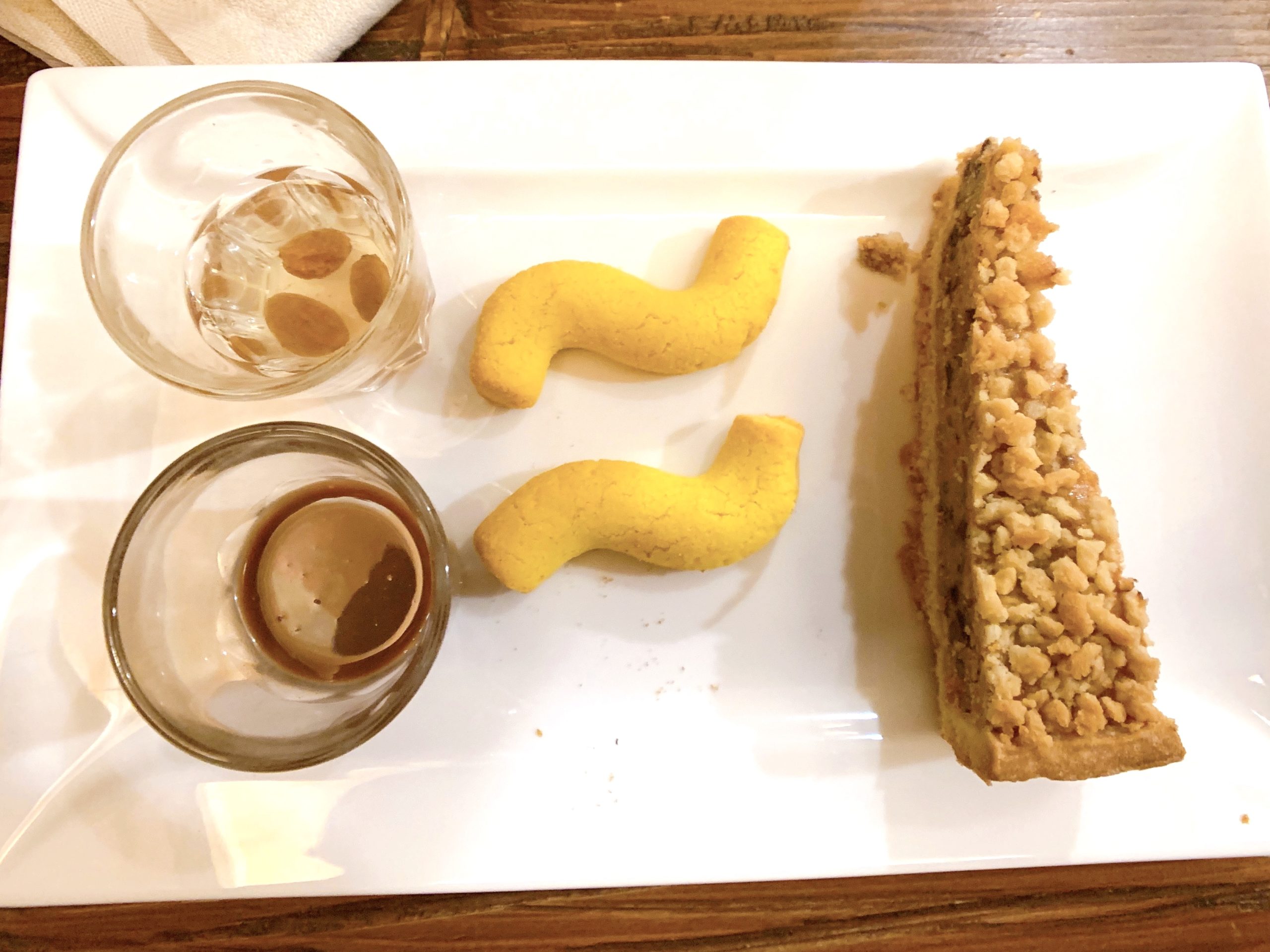 Dessert Plate at Al Gazzettino, Venice, Italy 