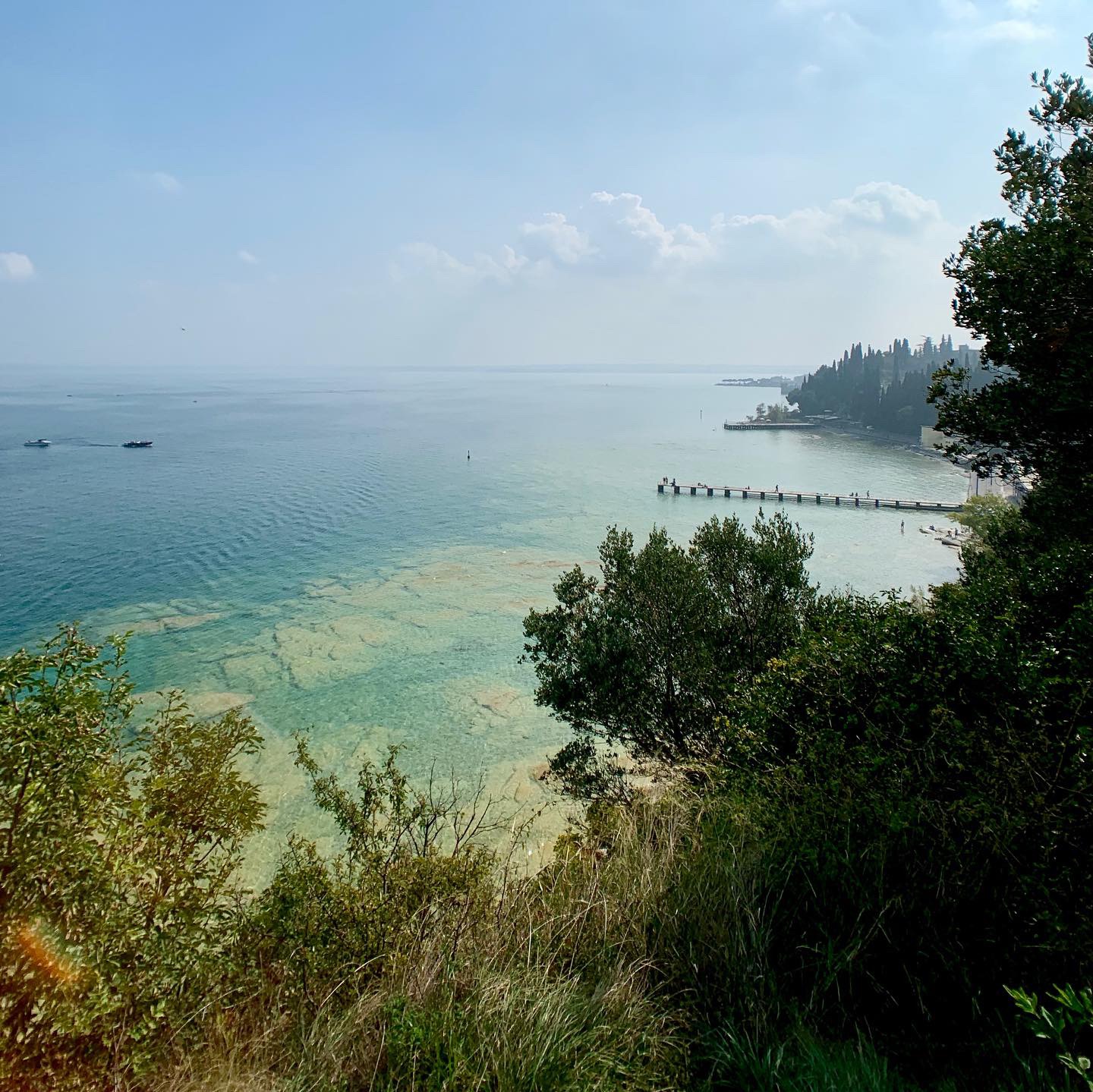 Jamaica Beach near the Grotte di Catullo (ruins), Sirmione, Lake Garda