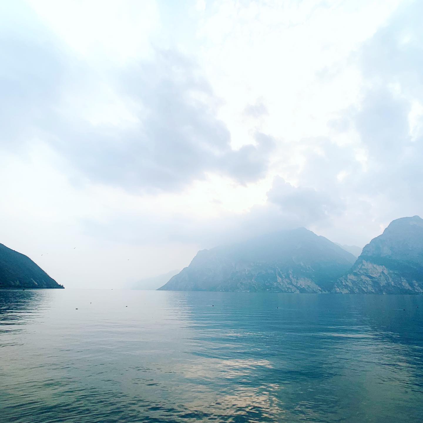 View of Lake Garda from Torbole, Italy