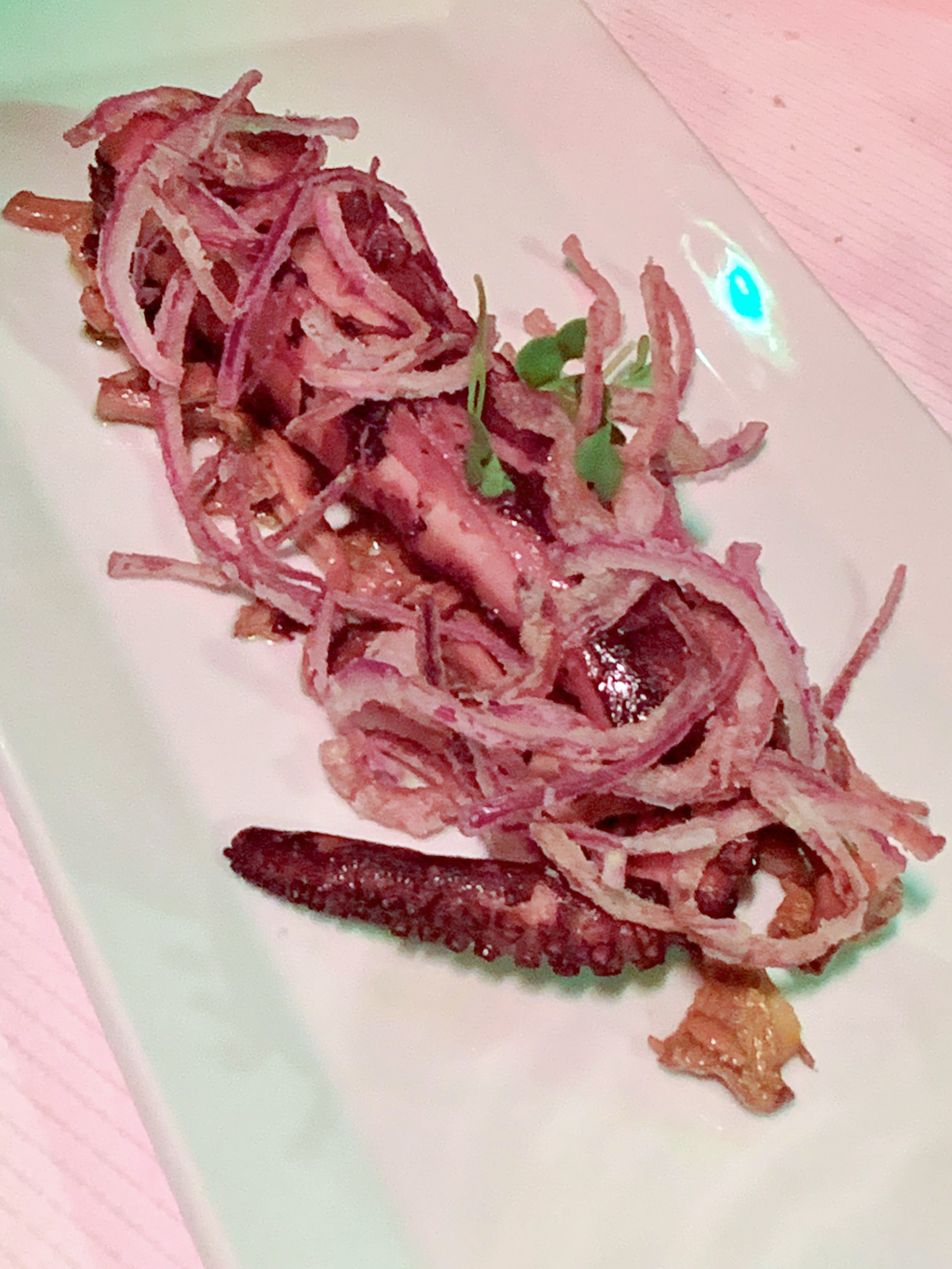 Octopus at Osteria Al Torcol, Sirmione, Lake Garda, Italy 