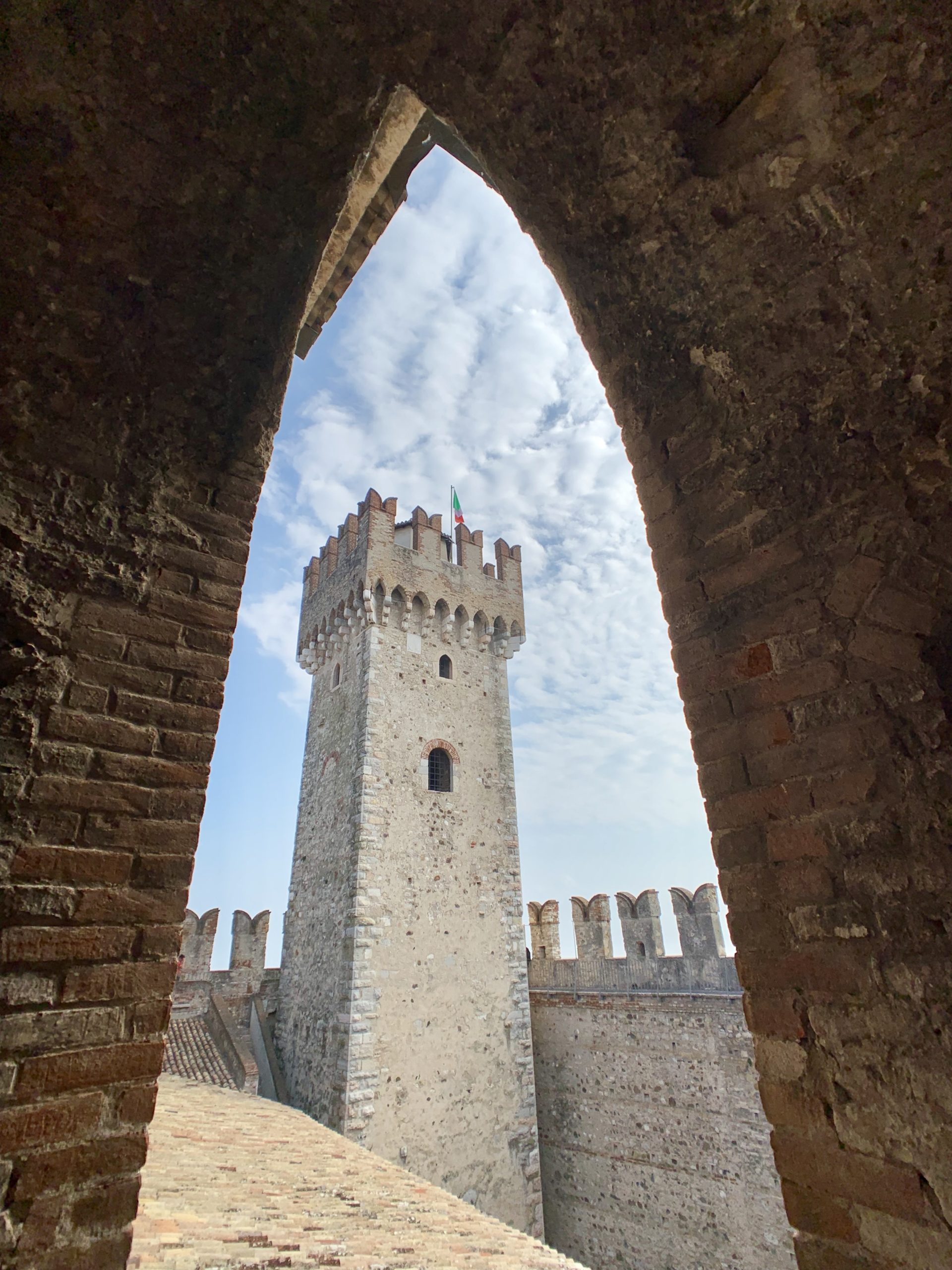 Inside the Castello Scaligero, Sirmione, Lake Garda, Italy